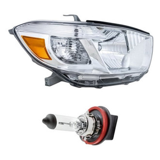 Replacement - 2-Piece Kit (Passenger Side Headlight, Bulb) (Standard Line)