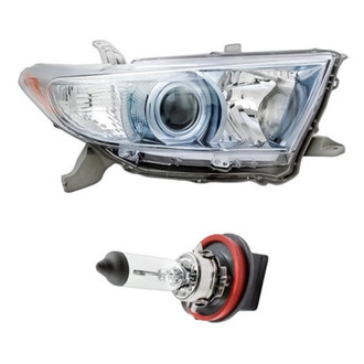 Replacement - 2-Piece Kit (Passenger Side Headlight, Bulb) (Standard Line)