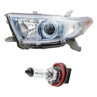 Replacement - 2-Piece Kit (Driver Side Headlight, Bulb) (Standard Line)