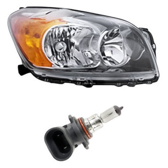 Replacement - 2-Piece Kit (Passenger Side Headlight, Bulb) (Standard Line)