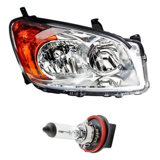 Replacement - 2-Piece Kit (Passenger Side Headlight, Bulb) (Standard Line)