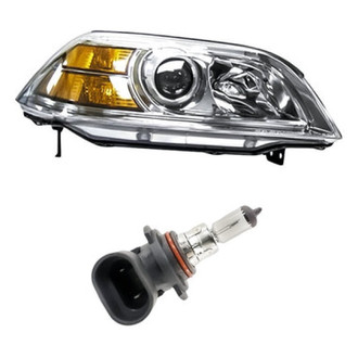 Replacement - 2-Piece Kit (Passenger Side Headlight, Bulb) (Standard Line)