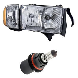 Replacement - 2-Piece Kit (Passenger Side Headlight, Bulb) (Standard Line)