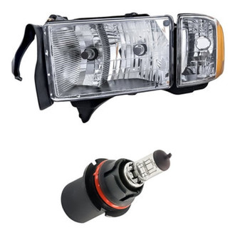 Replacement - 2-Piece Kit (Driver Side Headlight, Bulb) (Standard Line)