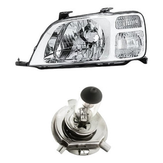 Replacement - 2-Piece Kit (Driver Side Headlight, Bulb) (Standard Line)