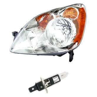 Replacement - 2-Piece Kit (Driver Side Headlight, Bulb) (Standard Line)
