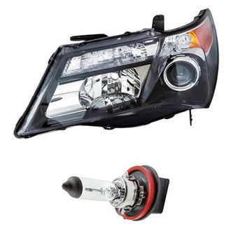Replacement - 2-Piece Kit (Driver Side Headlight, Bulb) (Standard Line)