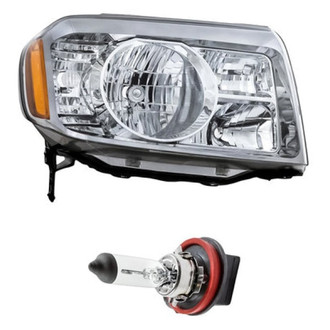 Replacement - 2-Piece Kit (Passenger Side Headlight, Bulb) (Standard Line)