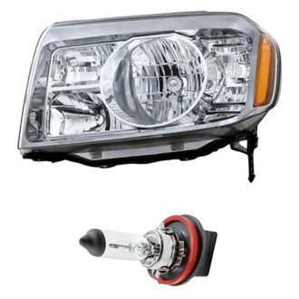 Replacement - 2-Piece Kit (Driver Side Headlight, Bulb) (Standard Line)
