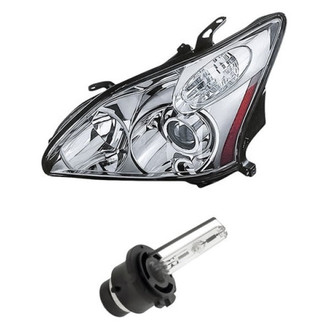 Replacement - 2-Piece Kit (Driver Side Headlight, Bulb) (Standard Line)