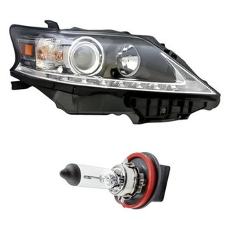 Replacement - 2-Piece Kit (Passenger Side Headlight, Bulb) (Standard Line)