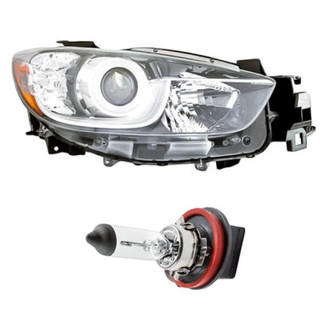 Replacement - 2-Piece Kit (Passenger Side Headlight, Bulb) (Standard Line)