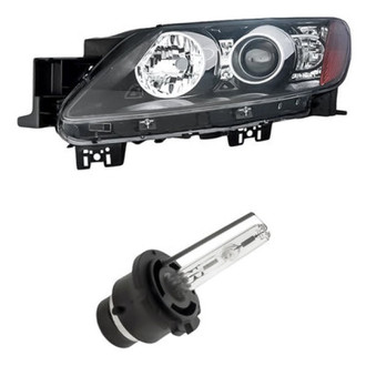 Replacement - 2-Piece Kit (Driver Side Headlight, Bulb) (Standard Line)