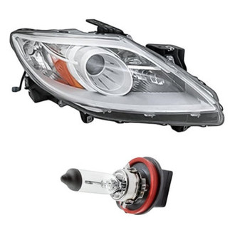 Replacement - 2-Piece Kit (Passenger Side Headlight, Bulb) (Standard Line)