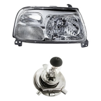 Replacement - 2-Piece Kit (Passenger Side Headlight, Bulb) (Standard Line)