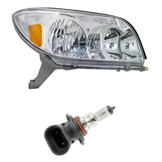 Replacement - 2-Piece Kit (Passenger Side Headlight, Bulb) (Standard Line)