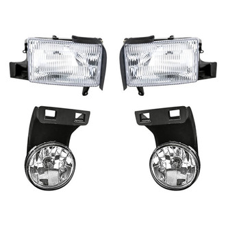 Replacement - 4-Piece Kit (Driver and Passenger Side Headlights, Driver and Passenger Side Fog Lights) (Standard Line)