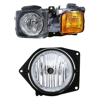 Replacement - 2-Piece Kit (Driver Side Headlight, Driver Side Fog Light) (Standard Line)