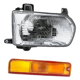 Replacement - 2-Piece Kit (Passenger Side Headlight, Passenger Side Turn Signal/Parking Light) (Standard Line)