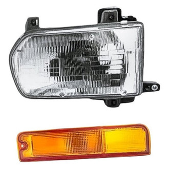 Replacement - 2-Piece Kit (Driver Side Headlight, Driver Side Turn Signal/Parking Light) (Standard Line)
