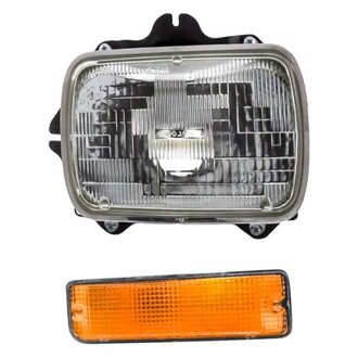 Replacement - 2-Piece Kit (Driver Side Headlight, Driver Side Turn Signal/Parking Light) (Standard Line)