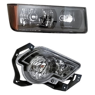 Replacement - 2-Piece Kit (Passenger Side Headlight, Passenger Side Fog Light) (Standard Line)