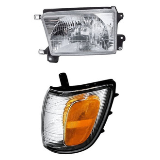 Replacement - 2-Piece Kit (Driver Side Headlight, Driver Side Turn Signal/Corner Light) (Standard Line)