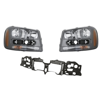 Replacement - 3-Piece Kit (Driver and Passenger Side Headlights, Header Panel) (Standard Line)