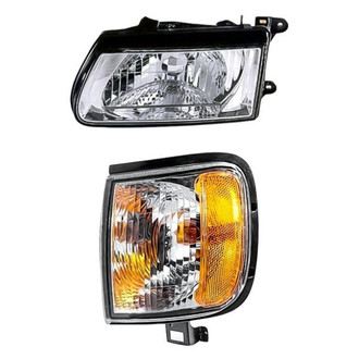 Replacement - 2-Piece Kit (Driver Side Headlight, Driver Side Turn Signal/Corner Light) (Standard Line)