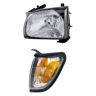 Replacement - 2-Piece Kit (Driver Side Headlight, Driver Side Turn Signal/Corner Light) (Standard Line)