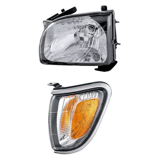 Replacement - 2-Piece Kit (Driver Side Headlight, Driver Side Turn Signal/Corner Light) (Standard Line)