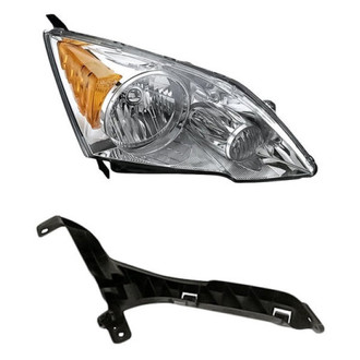 Replacement - 2-Piece Kit (Passenger Side Headlight, Front Passenger Side Bumper Cover Side Beam) (Standard Line)