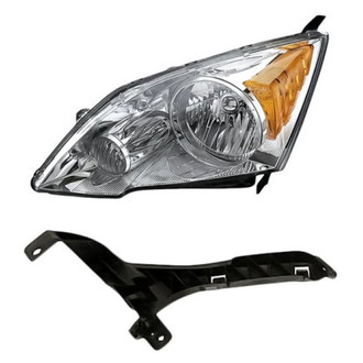 Replacement - 2-Piece Kit (Driver Side Headlight, Front Driver Side Bumper Cover Side Beam) (Standard Line)