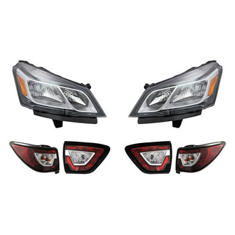 Replacement - 6-Piece Kit (Driver and Passenger Side Headlights, Driver and Passenger Side Tail Lights)