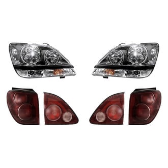 Replacement - 6-Piece Kit (Driver and Passenger Side Headlights, Driver and Passenger Side Tail Lights)