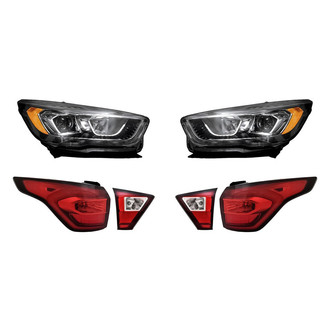 Replacement - 6-Piece Kit (Driver and Passenger Side Headlights, Driver and Passenger Side Tail Lights)