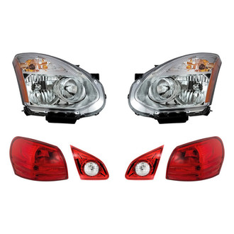Replacement - 6-Piece Kit (Driver and Passenger Side Headlights, Driver and Passenger Side Tail Lights)