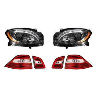 Replacement - 6-Piece Kit (Driver and Passenger Side Headlights, Driver and Passenger Side Tail Lights)