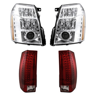 Replacement - 4-Piece Kit (Driver and Passenger Side Headlights, Driver and Passenger Side Tail Lights)