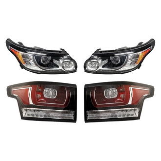 Replacement - 4-Piece Kit (Driver and Passenger Side Headlights, Driver and Passenger Side Tail Lights)