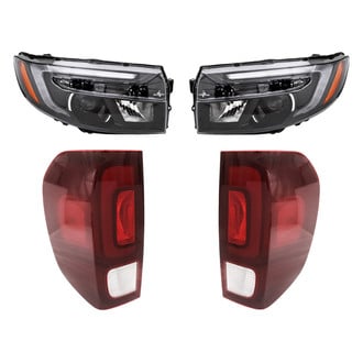 Replacement - 4-Piece Kit (Driver and Passenger Side Headlights, Driver and Passenger Side Tail Lights)