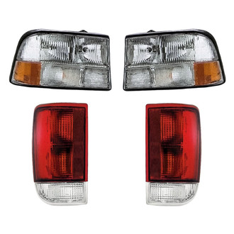 Replacement - 4-Piece Kit (Driver and Passenger Side Headlights, Driver and Passenger Side Tail Lights)