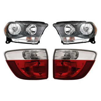 Replacement - 4-Piece Kit (Driver and Passenger Side Headlights, Driver and Passenger Side Outer Tail Lights)