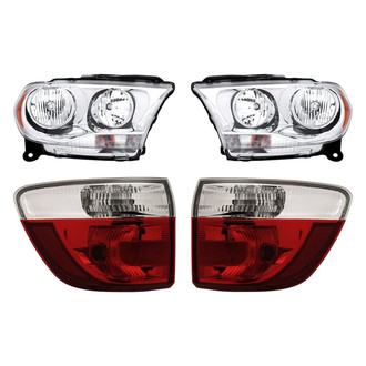 Replacement - 4-Piece Kit (Driver and Passenger Side Headlights, Driver and Passenger Side Outer Tail Lights)