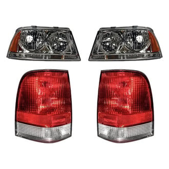 Replacement - 4-Piece Kit (Driver and Passenger Side Headlights, Driver and Passenger Side Outer Tail Lights)