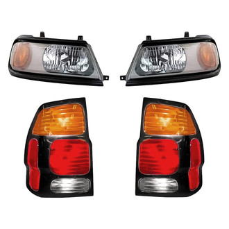 Replacement - 4-Piece Kit (Driver and Passenger Side Headlights, Driver and Passenger Side Tail Lights)
