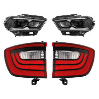 Replacement - 4-Piece Kit (Driver and Passenger Side Headlights, Driver and Passenger Side Outer Tail Lights)