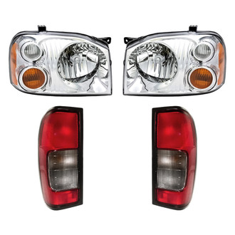 Replacement - 4-Piece Kit (Driver and Passenger Side Headlights, Driver and Passenger Side Tail Lights)
