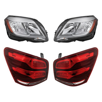 Replacement - 4-Piece Kit (Driver and Passenger Side Headlights, Driver and Passenger Side Tail Lights)