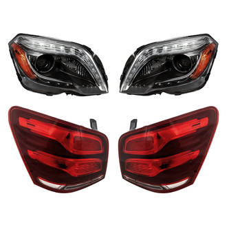 Replacement - 4-Piece Kit (Driver and Passenger Side Headlights, Driver and Passenger Side Tail Lights)